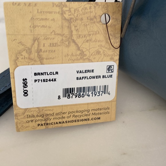 Patricia Nash Valerie blue clutch NWT - Picture 2 of 3